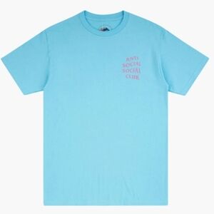 Anti Social Social Club Sweetness Tee Shirt Blue Pink XXL 2020 ASSC